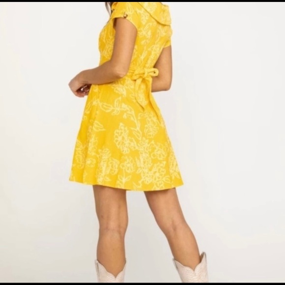 SOLD ❤️New Free People A Thing Called Love mini yellow - Picture 3 of 9